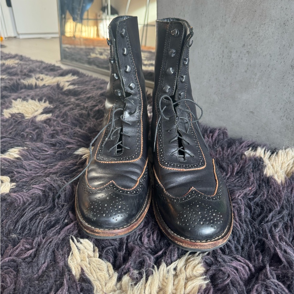 Wolverine 1000 Mile Black Leather Men's Boots